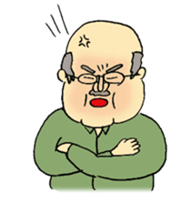 Marie and grandpa sticker #4238267