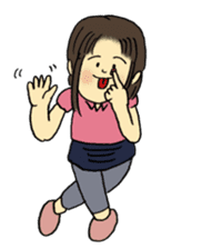 Marie and grandpa sticker #4238272