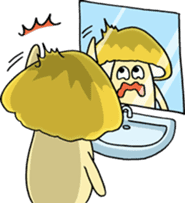 Daily mushrooms 2 sticker #4238367