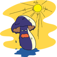 Daily mushrooms 2 sticker #4238368