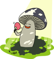 Daily mushrooms 2 sticker #4238369