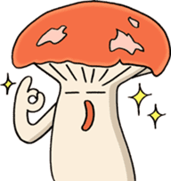 Daily mushrooms 2 sticker #4238370