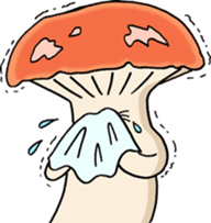 Daily mushrooms 2 sticker #4238371