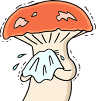 Daily mushrooms 2 sticker #4238371
