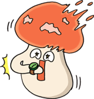 Daily mushrooms 2 sticker #4238372