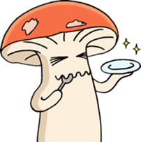 Daily mushrooms 2 sticker #4238374