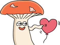 Daily mushrooms 2 sticker #4238375
