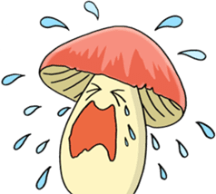 Daily mushrooms 2 sticker #4238379
