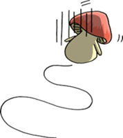 Daily mushrooms 2 sticker #4238381