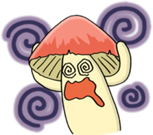 Daily mushrooms 2 sticker #4238382