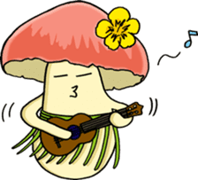 Daily mushrooms 2 sticker #4238383