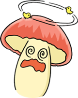 Daily mushrooms 2 sticker #4238384