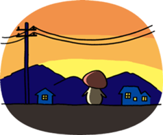 Daily mushrooms 2 sticker #4238386