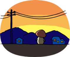 Daily mushrooms 2 sticker #4238386