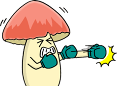 Daily mushrooms 2 sticker #4238388
