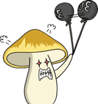 Daily mushrooms 2 sticker #4238399
