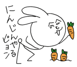 Henoheno Rabbit sticker #4238560