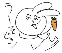 Henoheno Rabbit sticker #4238561