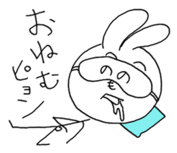 Henoheno Rabbit sticker #4238595