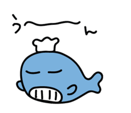"Kuuchan" of the whale sticker #4239641