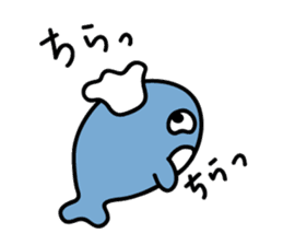 "Kuuchan" of the whale sticker #4239645