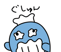 "Kuuchan" of the whale sticker #4239647