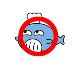 "Kuuchan" of the whale sticker #4239658