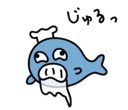 "Kuuchan" of the whale sticker #4239661