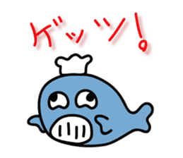 "Kuuchan" of the whale sticker #4239665