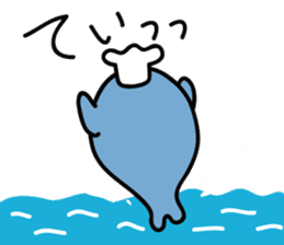 "Kuuchan" of the whale sticker #4239670