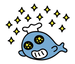 "Kuuchan" of the whale sticker #4239674