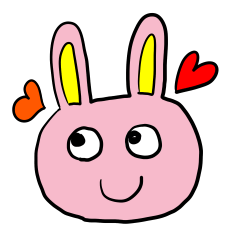 Pink cute Rabbit