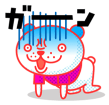 Double-face Bear 2 sticker #4240407