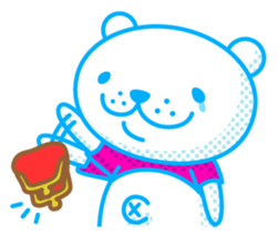 Double-face Bear 2 sticker #4240432