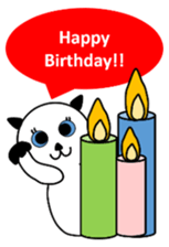 White Cat, BLUE sticker #4240519