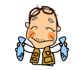 "One Day" Grandma and grandpa. 3 sticker #4241139