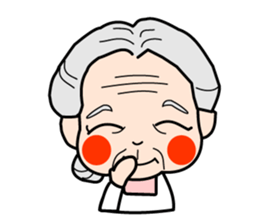 "One Day" Grandma and grandpa. 3 sticker #4241140