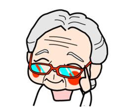 "One Day" Grandma and grandpa. 3 sticker #4241145