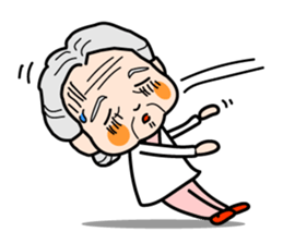 "One Day" Grandma and grandpa. 3 sticker #4241153