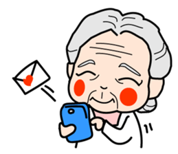 "One Day" Grandma and grandpa. 3 sticker #4241154