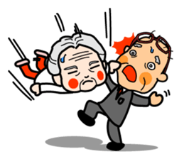 "One Day" Grandma and grandpa. 3 sticker #4241159