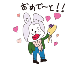 Fashionable animals sticker #4241525