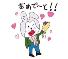 Fashionable animals sticker #4241525