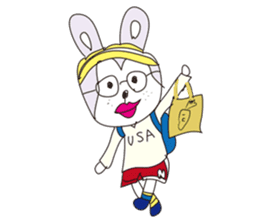 Fashionable animals sticker #4241532