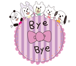 Fashionable animals sticker #4241543