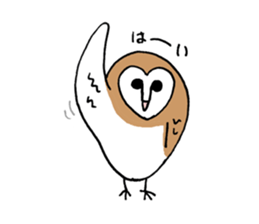 Maybe barn owl sticker #4241880