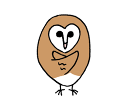 Maybe barn owl sticker #4241881