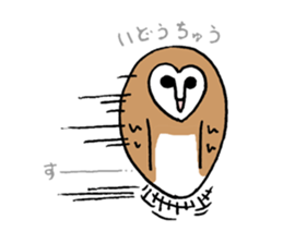 Maybe barn owl sticker #4241882