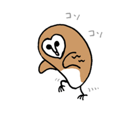 Maybe barn owl sticker #4241888