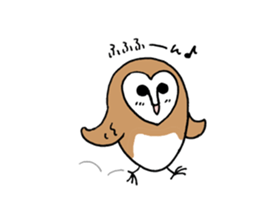 Maybe barn owl sticker #4241892